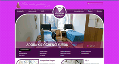 Desktop Screenshot of adorakizogrenciyurdu.com
